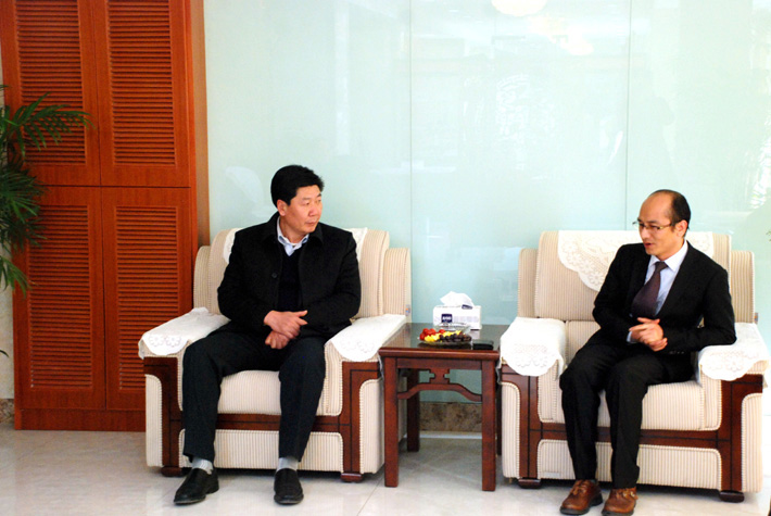 熱烈歡迎鹽城亭湖區(qū)副區(qū)長、區(qū)政協主席呂主席一行蒞臨鹽城思科進行調研指導